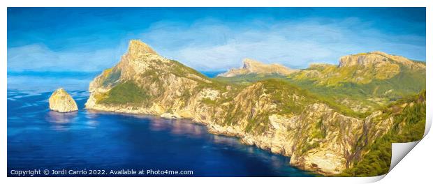 Panoramic of Cape Formentor - CR2204-7440-ABS Print by Jordi Carrio