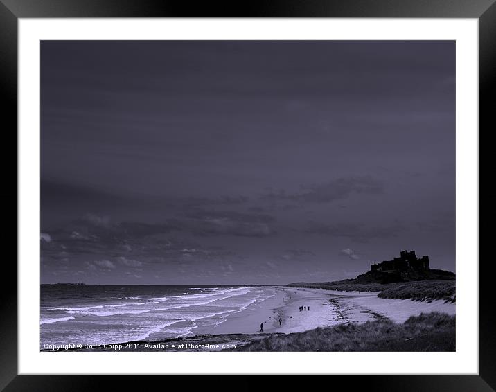 Bamburgh and Inner Farne Framed Mounted Print by Colin Chipp