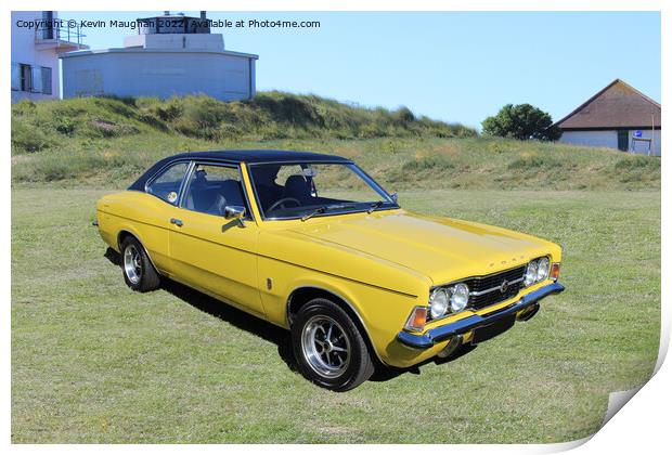 1976 Ford Cortina Mk3 Print by Kevin Maughan