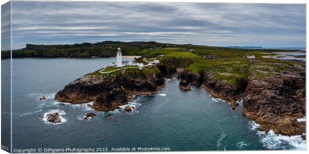 Fanad Head Panorama Canvas Print by DiFigiano Photography