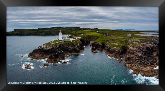 Fanad Head Panorama Framed Print by DiFigiano Photography