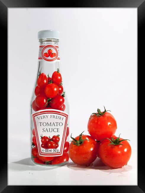 Very Fresh Tomato Sauce Framed Print by Will Ireland Photography