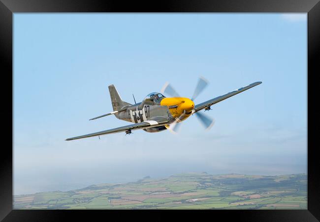 P-51D Mustang 'Ferocious Frankie' Framed Print by Simon Westwood