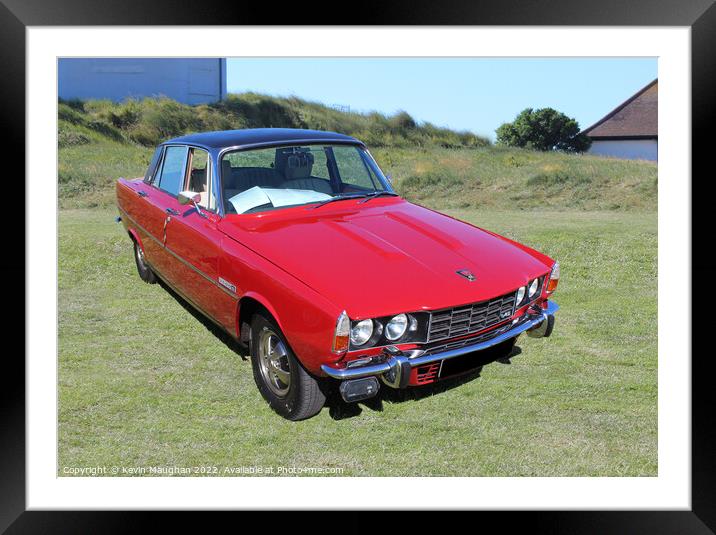 1974 Rover 3500 P6 Framed Mounted Print by Kevin Maughan