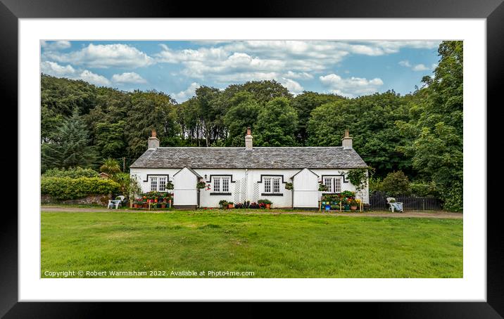 Island Cottage on Bute Framed Mounted Print by RJW Images