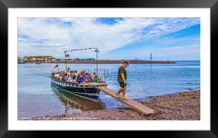 Crossing the River Framed Mounted Print by Ian Stone