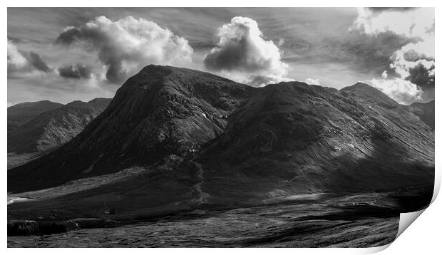 Buachaille Etive Mor Mono. Print by Tommy Dickson