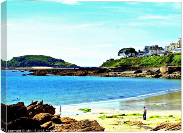 West Looe, Cornwall. Canvas Print by john hill