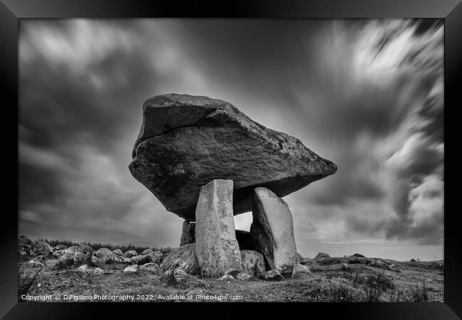Kilclooney Dolmen Framed Print by DiFigiano Photography