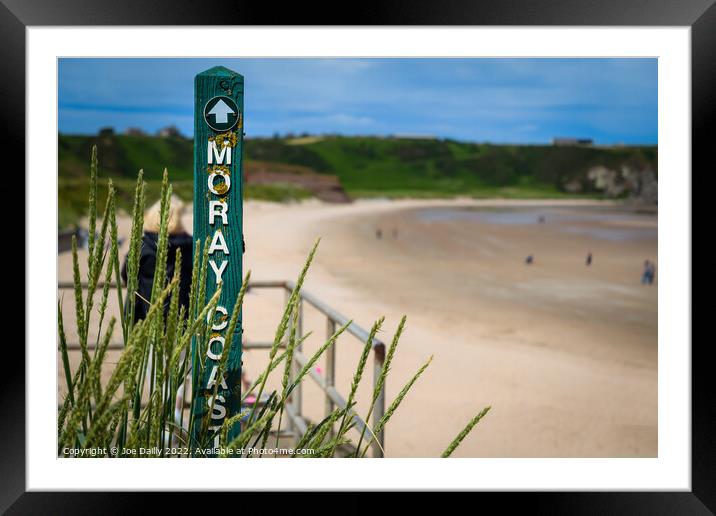 Moray Coastal Path Framed Mounted Print by Joe Dailly