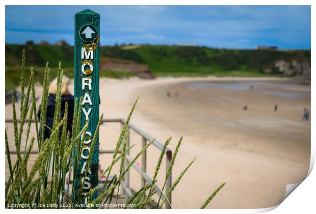 Moray Coastal Path Print by Joe Dailly