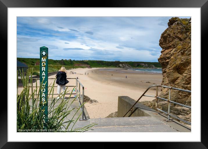  Moray Coastal Path Cullen Beach Framed Mounted Print by Joe Dailly