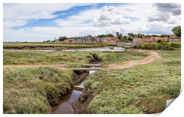 Blakeney Quay panorama Print by Jason Wells