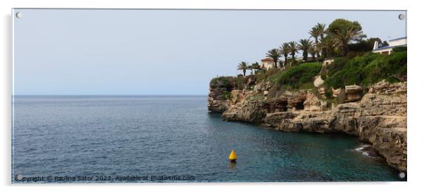 Cala en Brut, Menorca, Spain Acrylic by Paulina Sator