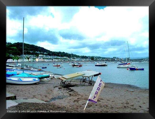 The Salty, Teignmouth, Devon. Framed Print by john hill