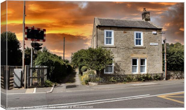 Stone Built House In Haydon Bridge Canvas Print by Kevin Maughan