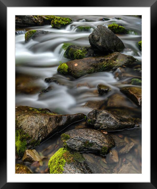 A large waterfall over some water Framed Mounted Print by Darren Ball