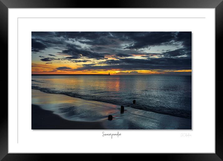 Sunrise paradise Framed Mounted Print by JC studios LRPS ARPS