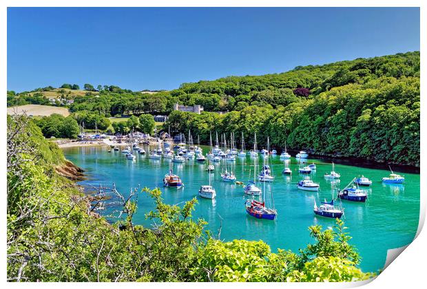 Watermouth Cove Harbour North Devon Print by austin APPLEBY