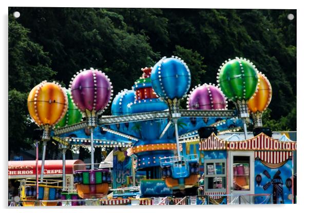 Fairground Attraction Acrylic by Glen Allen