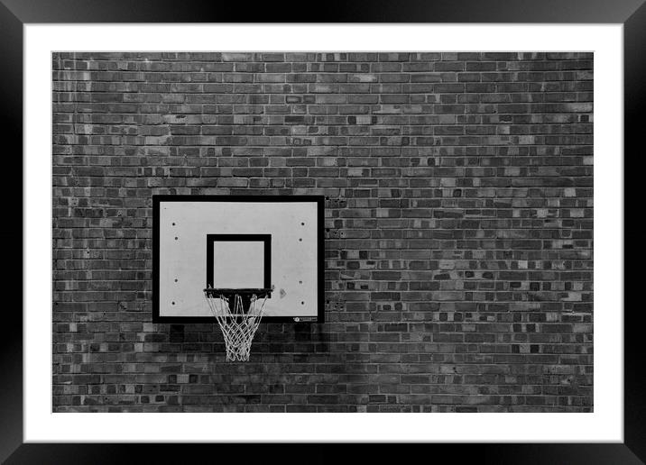 Basketball Framed Mounted Print by Glen Allen