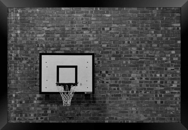 Basketball Framed Print by Glen Allen