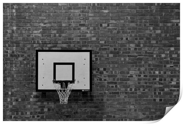 Basketball Print by Glen Allen