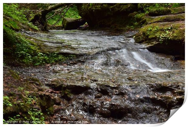 Parfrey's Waterfall  (26A) Print by Philip Lehman