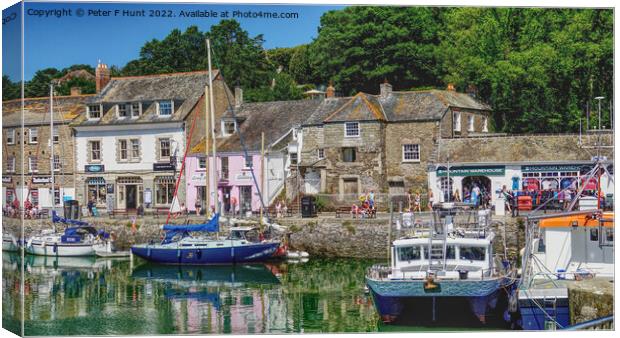 Padstow Harbour Cornwall Canvas Print by Peter F Hunt