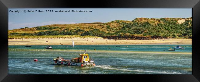 Ferry From Padstow To Rock  Framed Print by Peter F Hunt