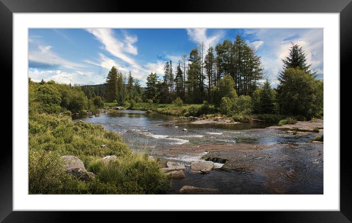 The Otter Pool, Dumfries and Galloway Framed Mounted Print by STEVEN CALCUTT