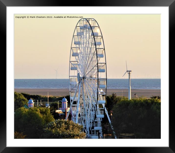 Southport Big Wheel Framed Mounted Print by Mark Chesters