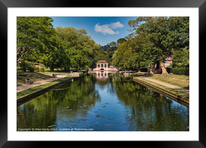 Russell Gardens Pagoda Bridge Framed Mounted Print by Mike Hardy