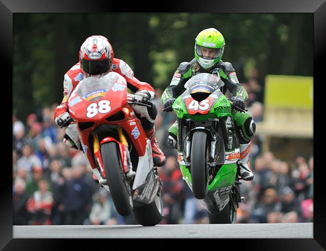 Howie Mainwaring & Scott Smart Superstock 2010 Framed Print by SEAN RAMSELL