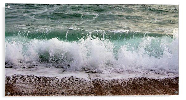 The Wave Acrylic by Joanne Crockford