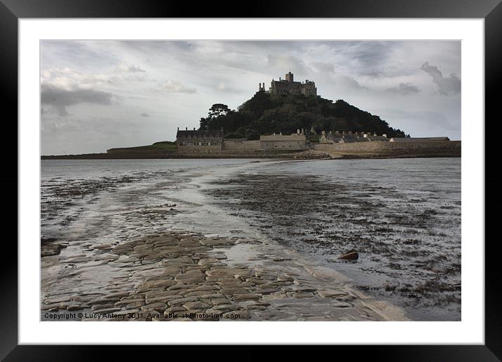 St Michaels Mount, Cornwall Framed Mounted Print by Lucy Antony