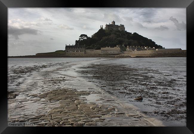 St Michaels Mount, Cornwall Framed Print by Lucy Antony