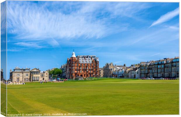 Old Course, St Andrews, Scotland Canvas Print by Kasia Design