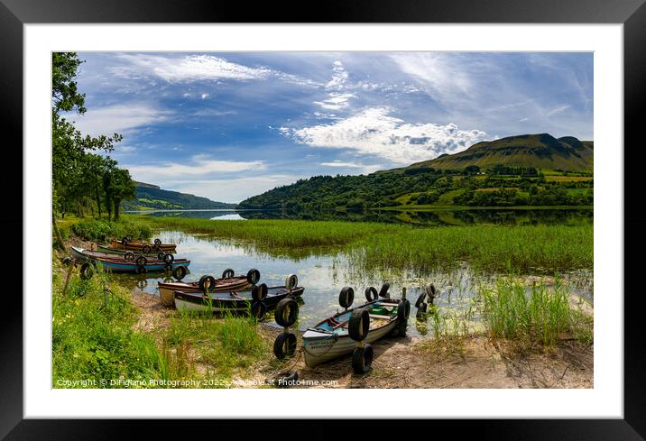 Glencar Lough Framed Mounted Print by DiFigiano Photography