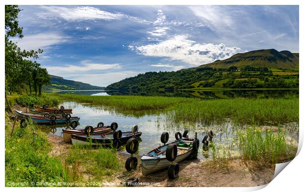Glencar Lough Print by DiFigiano Photography