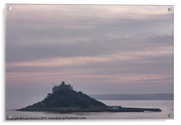 St Michaels Mount Acrylic by Lucy Antony