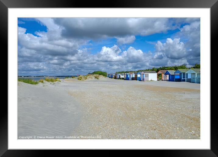 West Wittering beach  Framed Mounted Print by Diana Mower
