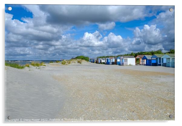 West Wittering beach  Acrylic by Diana Mower