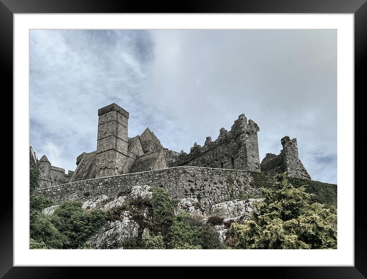 Rock of Cashel Castle Framed Mounted Print by aileen stoddart