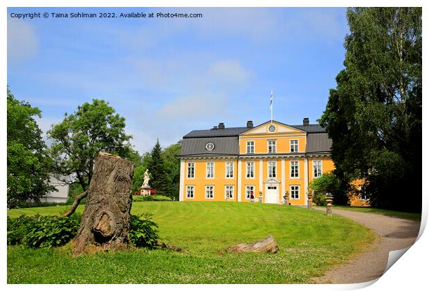 Mustio Manor and Garden, Finland Print by Taina Sohlman