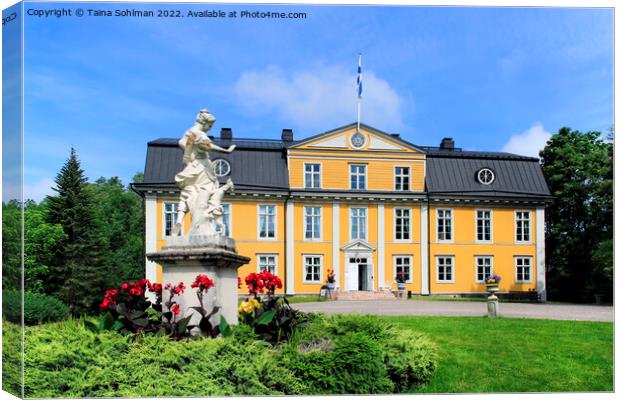 Mustio Manor in Raseborg, Finland Canvas Print by Taina Sohlman