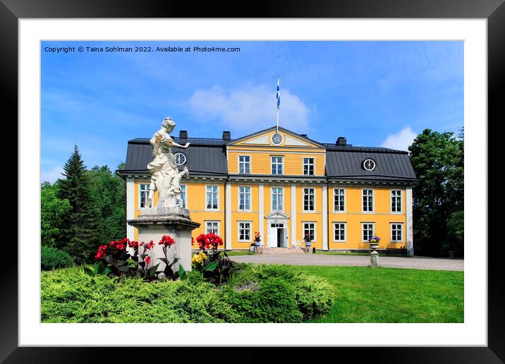 Mustio Manor in Raseborg, Finland Framed Mounted Print by Taina Sohlman