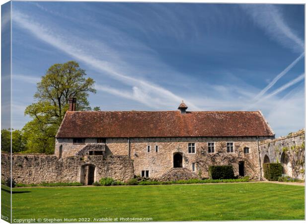 Domus Building, Beaulieu Visitor Attraction Canvas Print by Stephen Munn