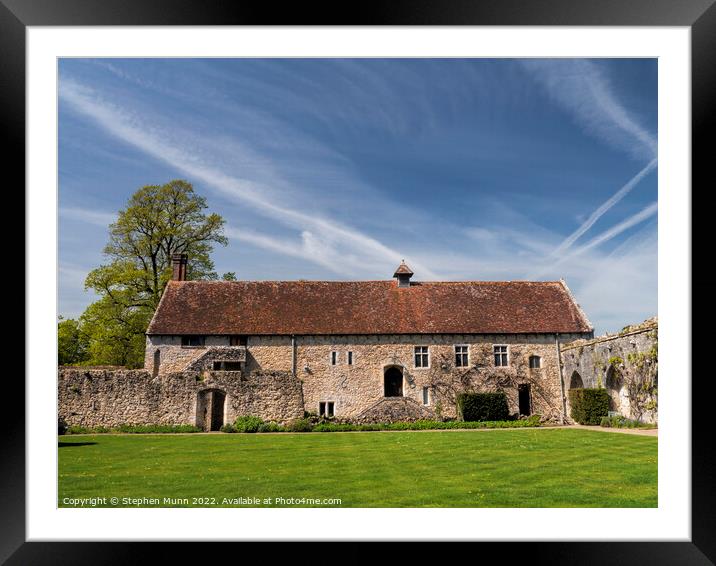 Domus Building, Beaulieu Visitor Attraction Framed Mounted Print by Stephen Munn