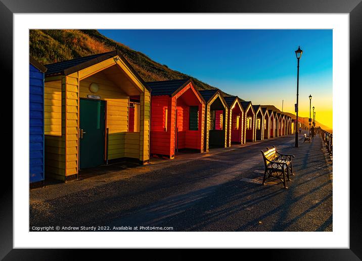 Saltburn Framed Mounted Print by Andrew  Sturdy